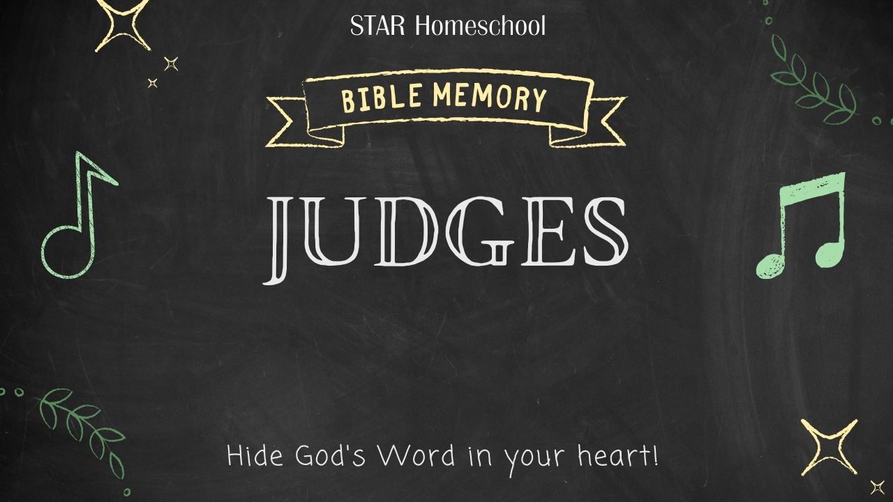 STAR Homeschool Bible Memory Judges Scripture Memory Music