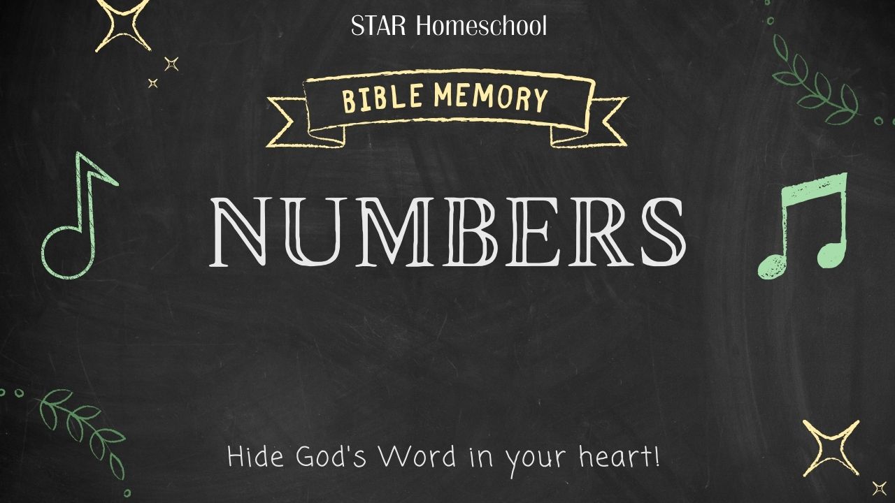 STAR Homeschool Bible Memory Numbers